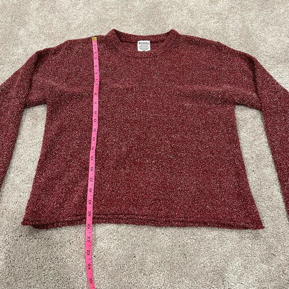Columbia Women's Red/Maroon Crewneck Long Sleeve‎ Sweater Size Medium - Picture 7 of 8